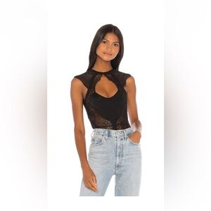 Thistle and Spire - Minna Bodysuit in black - size medium - worn once